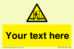 Custom Scaffold Incomplete Sign